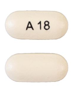 Pill A18 Yellow Capsule-shape is Methylphenidate Hydrochloride Extended-Release