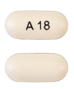 Methylphenidate hydrochloride extended-release 18 mg A18