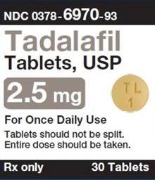 Tadalafil 2.5 mg M TL 1