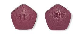Ropinirole hydrochloride 3 mg MLX ROP 3