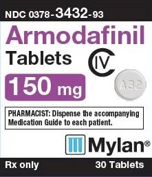 Pill M A32 White Round is Armodafinil