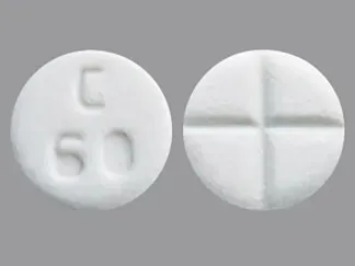 Pill C 60 White Round is Pyridostigmine Bromide