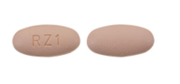 Pill RZ1 Orange Oval is Ranolazine Extended-Release