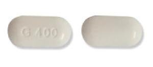 Pill G 400 White Capsule/Oblong is Guaifenesin
