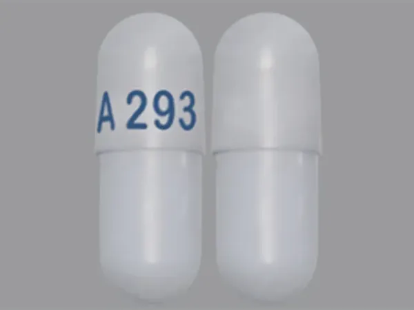 Pill A 293 Gray Capsule/Oblong is Oseltamivir Phosphate