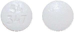 Tetrabenazine 12.5 mg 54 347