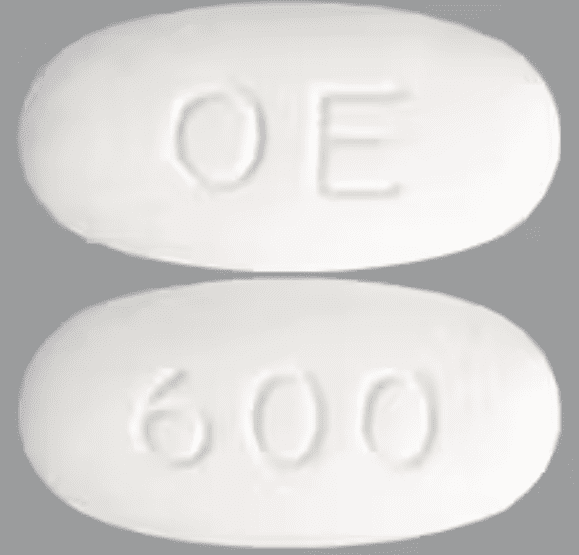 Pill OE 600 White Oval is Azithromycin Dihydrate