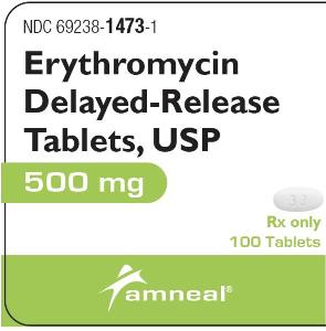 Erythromycin delayed-release 500 mg C 33
