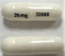 Pregabalin 25 mg 25 mg IG568