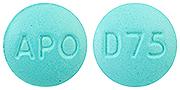 Doxycycline hyclate 75 mg APO D75