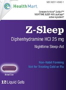 Pill 654 Purple Capsule/Oblong is Z-Sleep