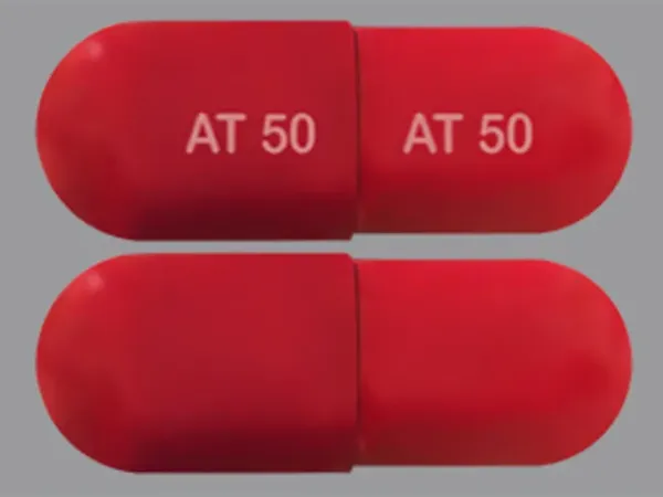 Pill AT 50 AT 50 is Triamterene 50 mg