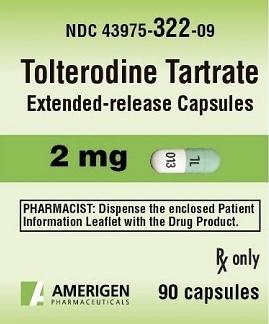 Tolterodine tartrate extended-release 2 mg Logo 013