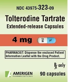 Tolterodine tartrate extended-release 4 mg Logo 014