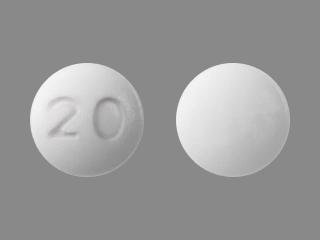Pill 20 White Round is Hemady