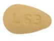 Pill L63 Yellow Egg-shape is Tadalafil