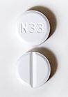 Pill N33 White Round is Acetazolamide