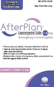 Afterplan levonorgestrel 1.5 mg 718