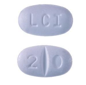 Pill LCI 2 0 White Oval is Clobazam