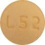 Pill L 52 Orange Round is Vardenafil Hydrochloride