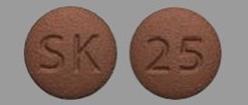 Pill SK 25 Brown Round is Xcopri
