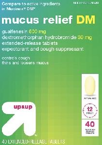 Mucus-DM dextromethorphan hydrobromide 30 mg / guaifenesin 600 mg L219 600