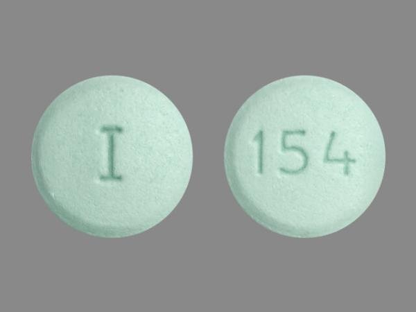 Pill I 154 Blue Round is Haloperidol
