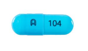 Propranolol hydrochloride extended-release 160 mg A 104