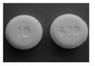 Pill 10 670 White Round is Acetaminophen and Oxycodone Hydrochloride