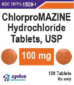 Chlorpromazine hydrochloride 100 mg 11 32