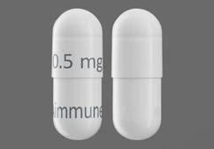 Pill 0.5 mg Aimmune White Capsule/Oblong is Palforzia