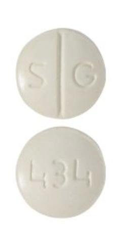 Pill S G 434 Yellow Round is Naproxen