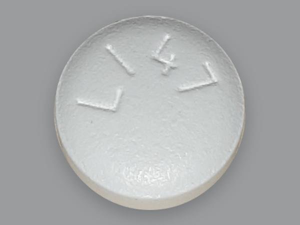 Pill L147 White Round is Cetirizine Hydrochloride and Pseudoephedrine Hydrochloride Extended-Release