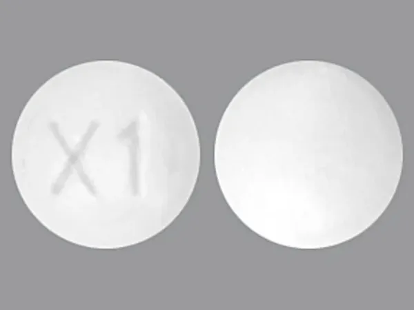 Pill X1 White Round is Oxybutynin Chloride Extended-Release
