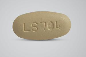 Pill LS704 Yellow Capsule/Oblong is Ranolazine Extended-Release