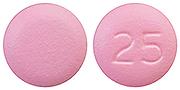 Paroxetine hydrochloride controlled-release 25 mg 25