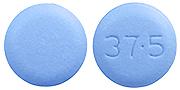 Pill 37.5 Blue Round is Paroxetine Hydrochloride Controlled-Release