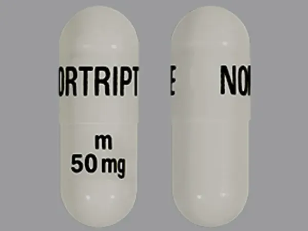 Nortriptyline hydrochloride 50 mg NORTRIPTYLINE m 50 mg