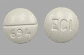 Pill ECI 694 White Round is Phenobarbital