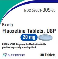 Fluoxetine hydrochloride 20 mg FL 2 0