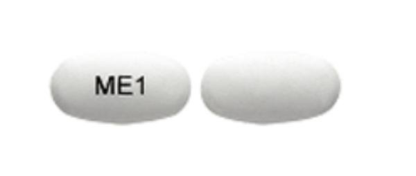 Pill ME1 White Oval is Metformin Hydrochloride Extended-Release