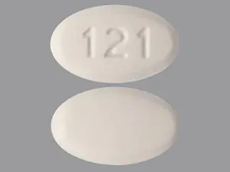 Pill 121 White Oval is Abiraterone Acetate