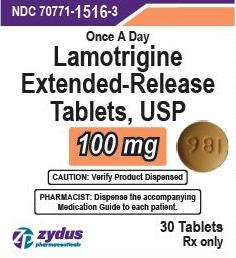 Lamotrigine extended-release 100 mg 981