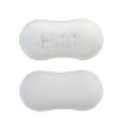 Pill H11 White Figure eight-shape is Hydroxychloroquine Sulfate