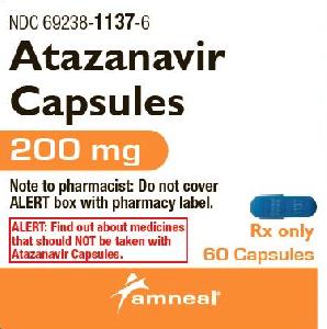 Atazanavir sulfate 200 mg Amneal 200 mg 1137