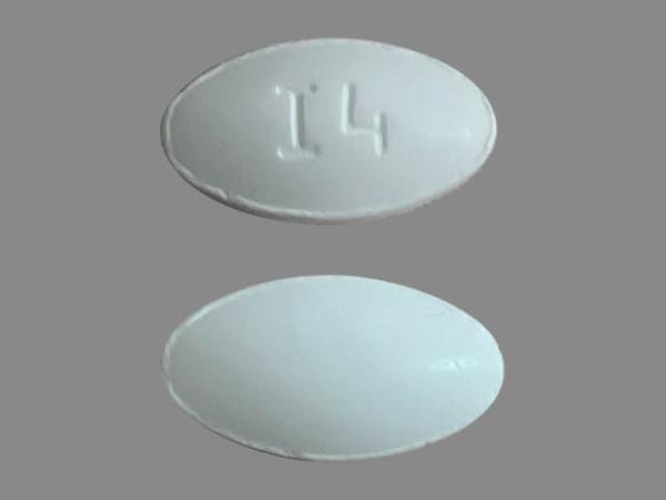 Pill I4 White Oval is Ibuprofen