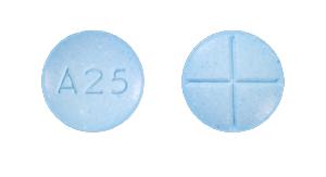 Amphetamine sulfate 10 mg A25