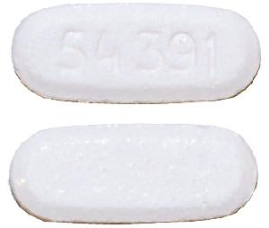 Pill 54 391 White Capsule/Oblong is Everolimus