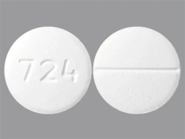 Pill 724 White Round is Labetalol Hydrochloride