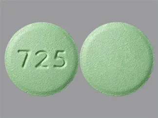 Pill 725 Green Round is Labetalol Hydrochloride
